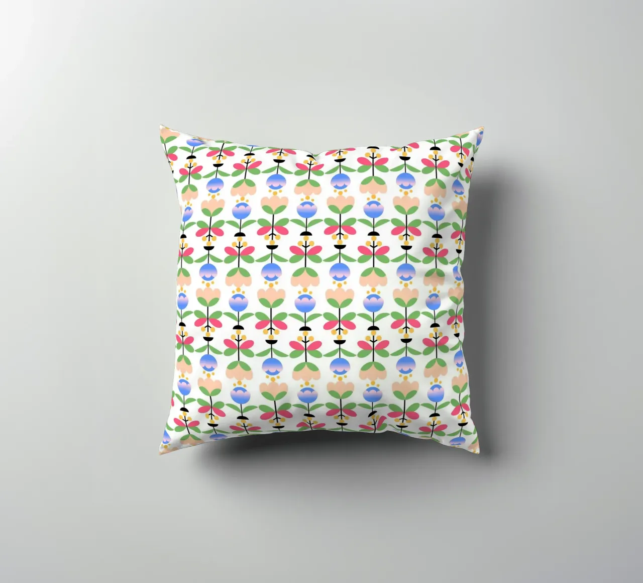 Repetitive pattern 50 decorative cushion by Little Dean
