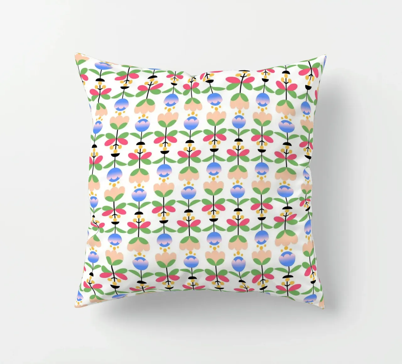 Repetitive pattern 50 decorative cushion by Little Dean