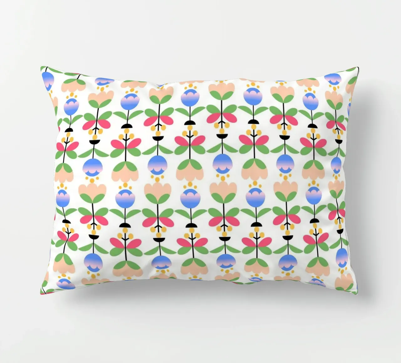 Repetitive pattern 50 decorative cushion by Little Dean
