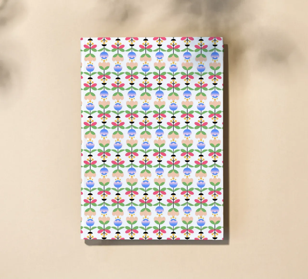 Repetitive pattern 50 notebook by Little Dean