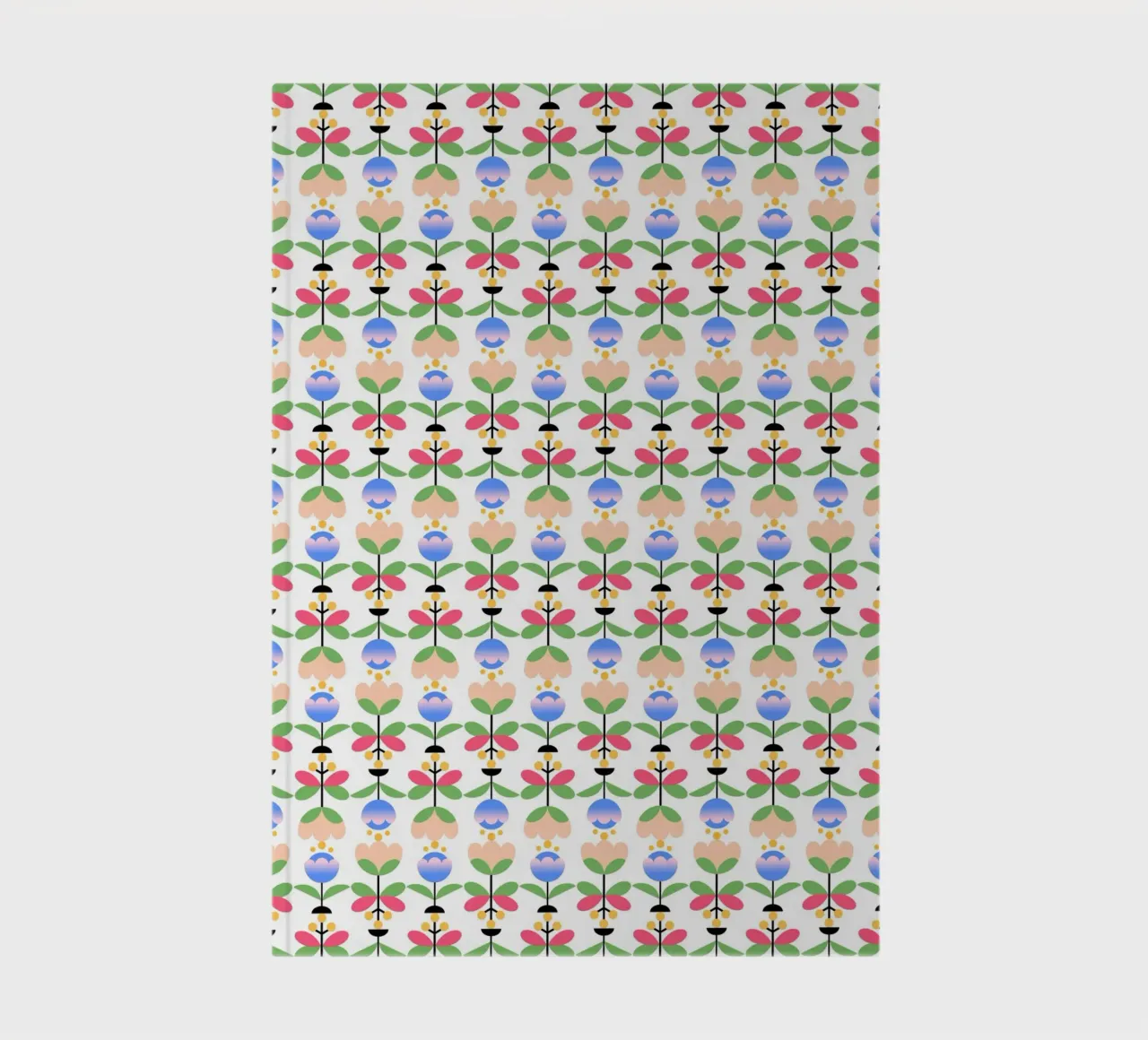 Repetitive pattern 50 notebook by Little Dean
