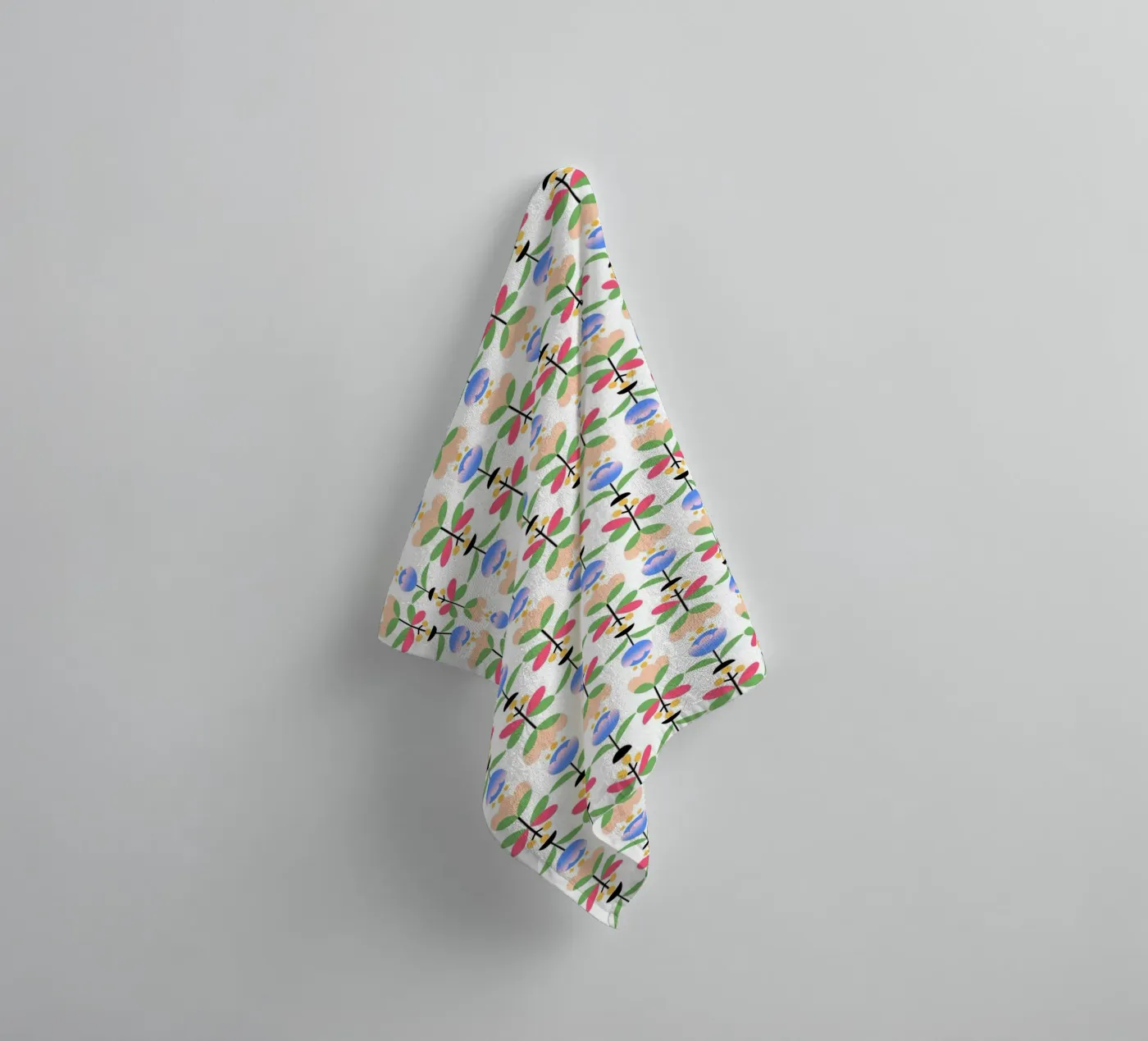 Repetitive pattern 50 towel by Little Dean