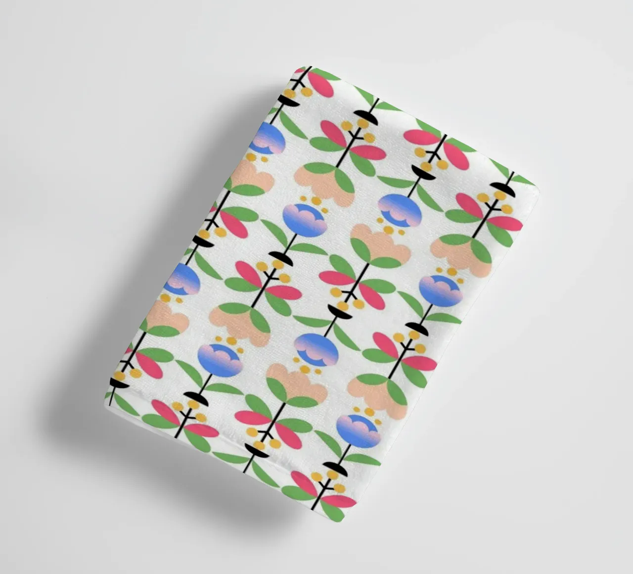 Repetitive pattern 50 towel by Little Dean