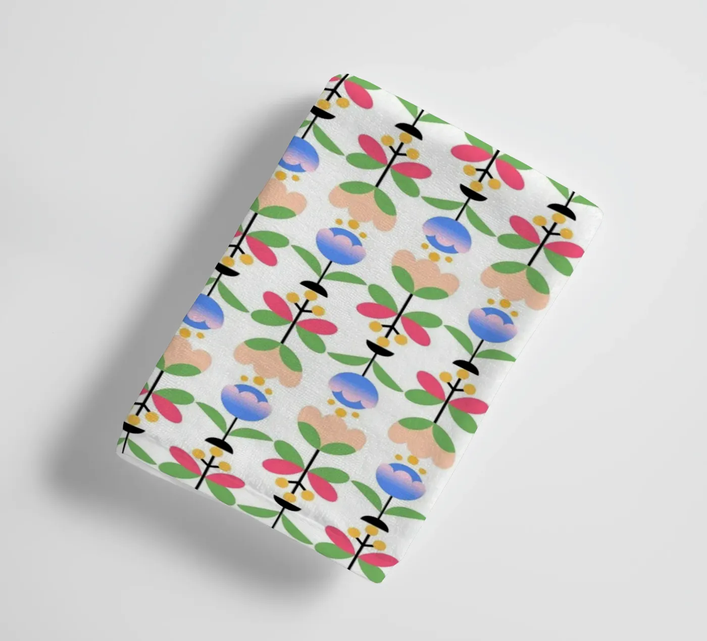 Repetitive pattern 50 towel by Little Dean