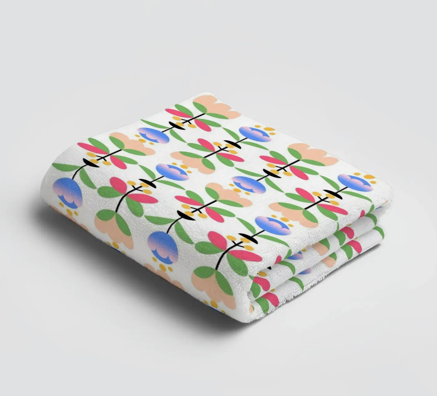 Repetitive pattern 50 towel by Little Dean