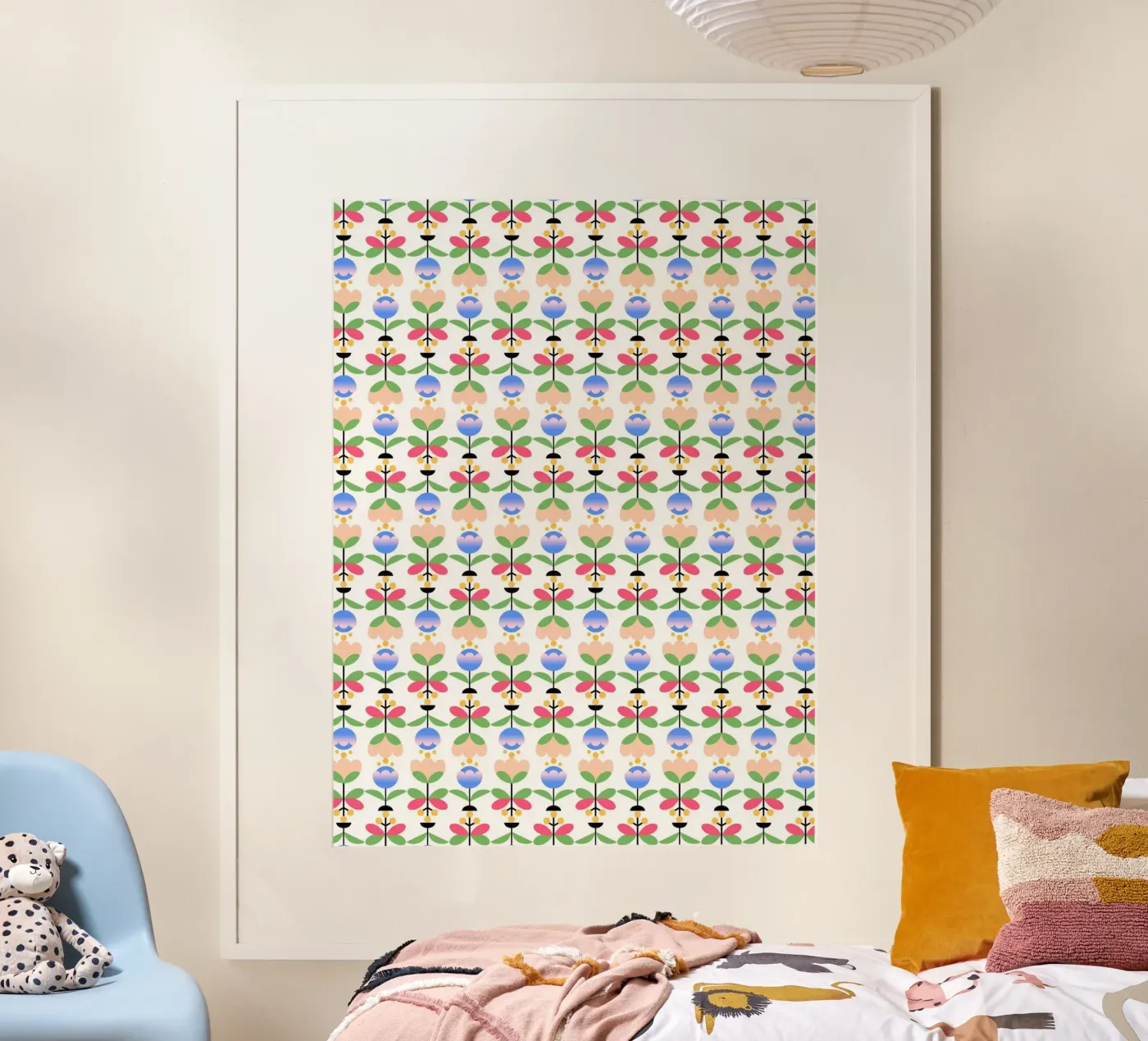 Repetitive pattern 50 Poster von Little Dean