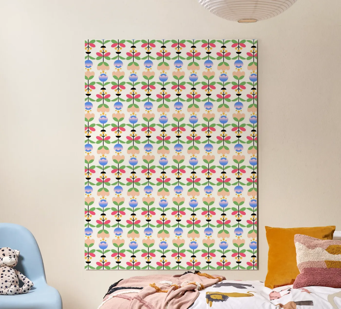 Repetitive pattern 50 Poster von Little Dean