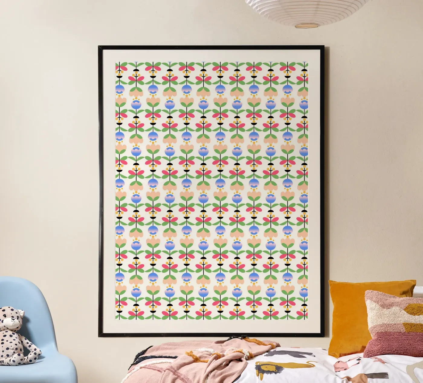 Repetitive pattern 50 Poster von Little Dean