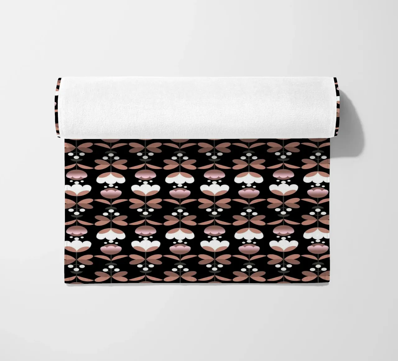 Repetitive pattern 51 beach towel by Little Dean