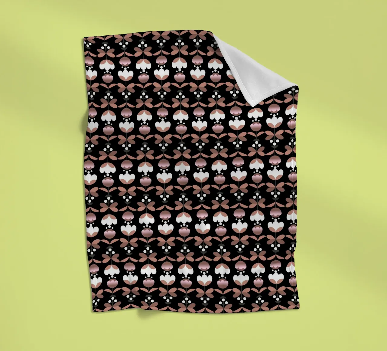 Repetitive pattern 51 fleece blanket by Little Dean
