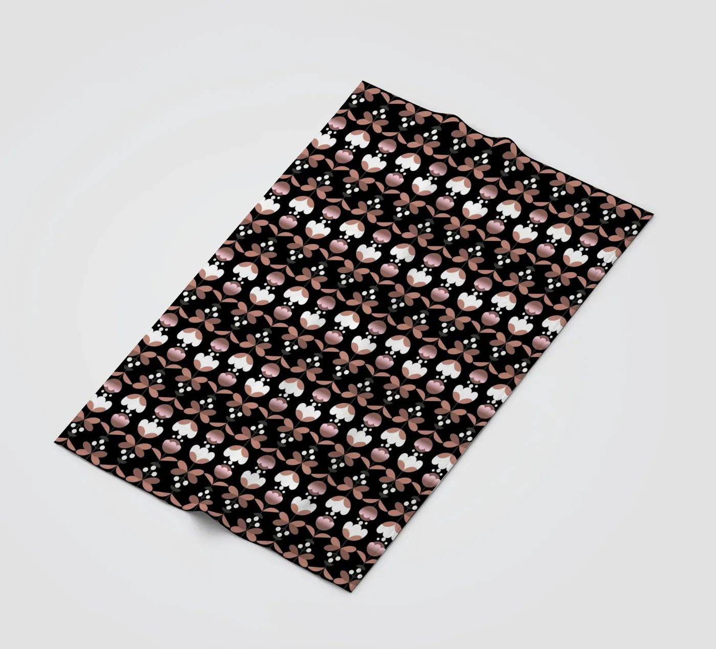 Repetitive pattern 51 fleece blanket by Little Dean