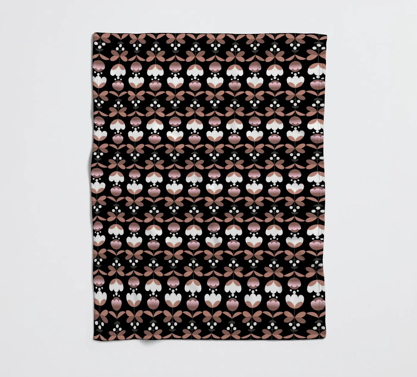 Repetitive pattern 51 fleece blanket by Little Dean