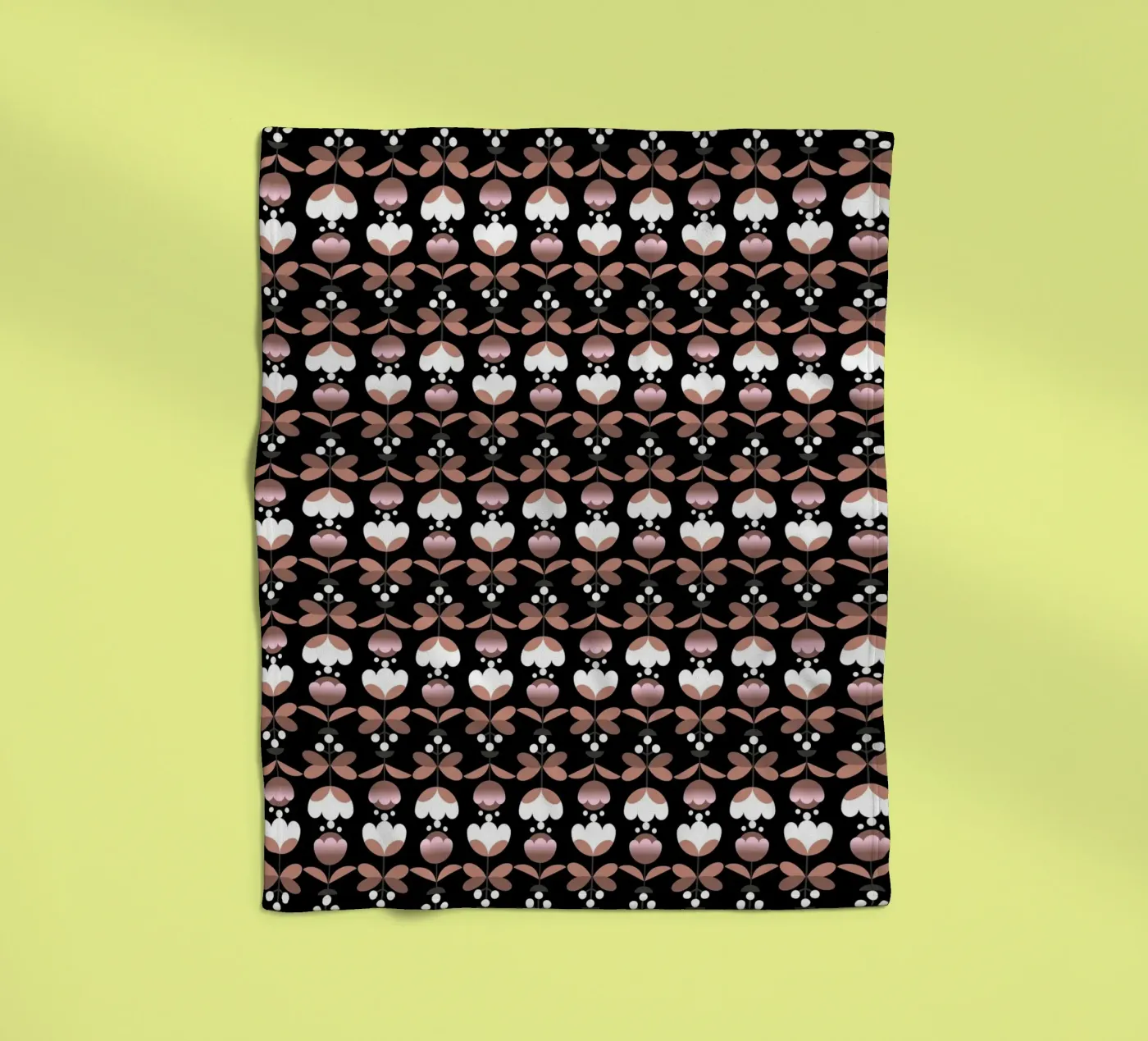Repetitive pattern 51 fleece blanket by Little Dean