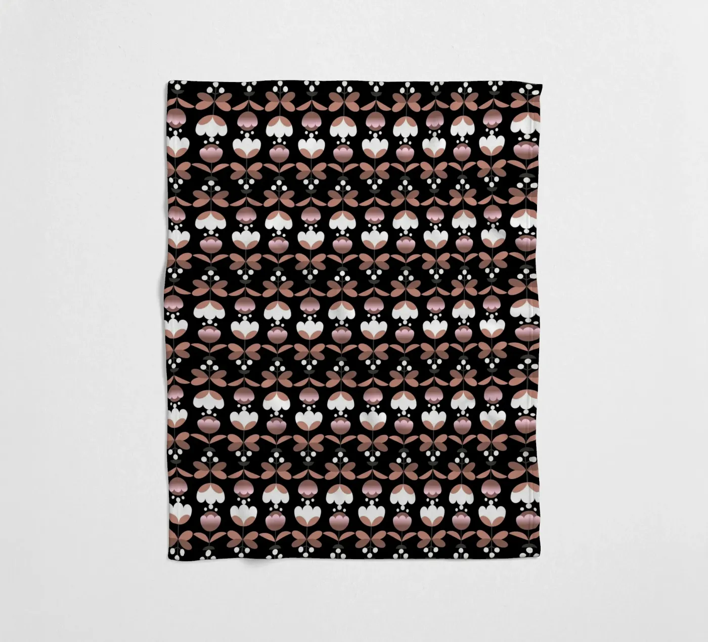 Repetitive pattern 51 fleece blanket by Little Dean