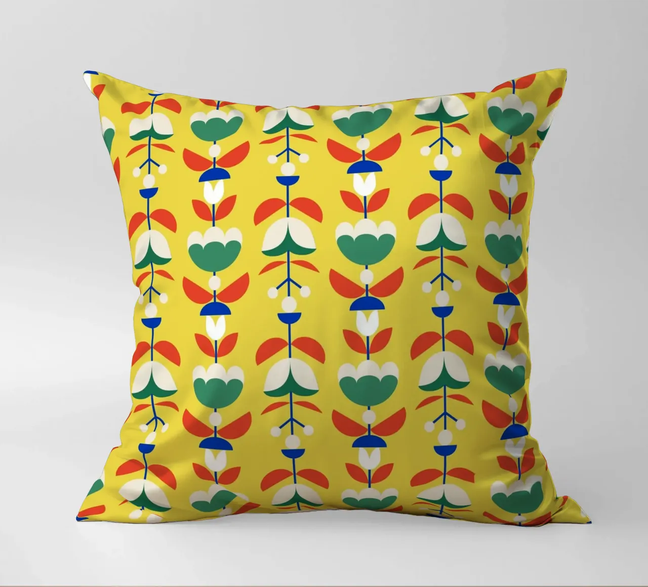 Repetitive pattern 52 decorative cushion by Little Dean