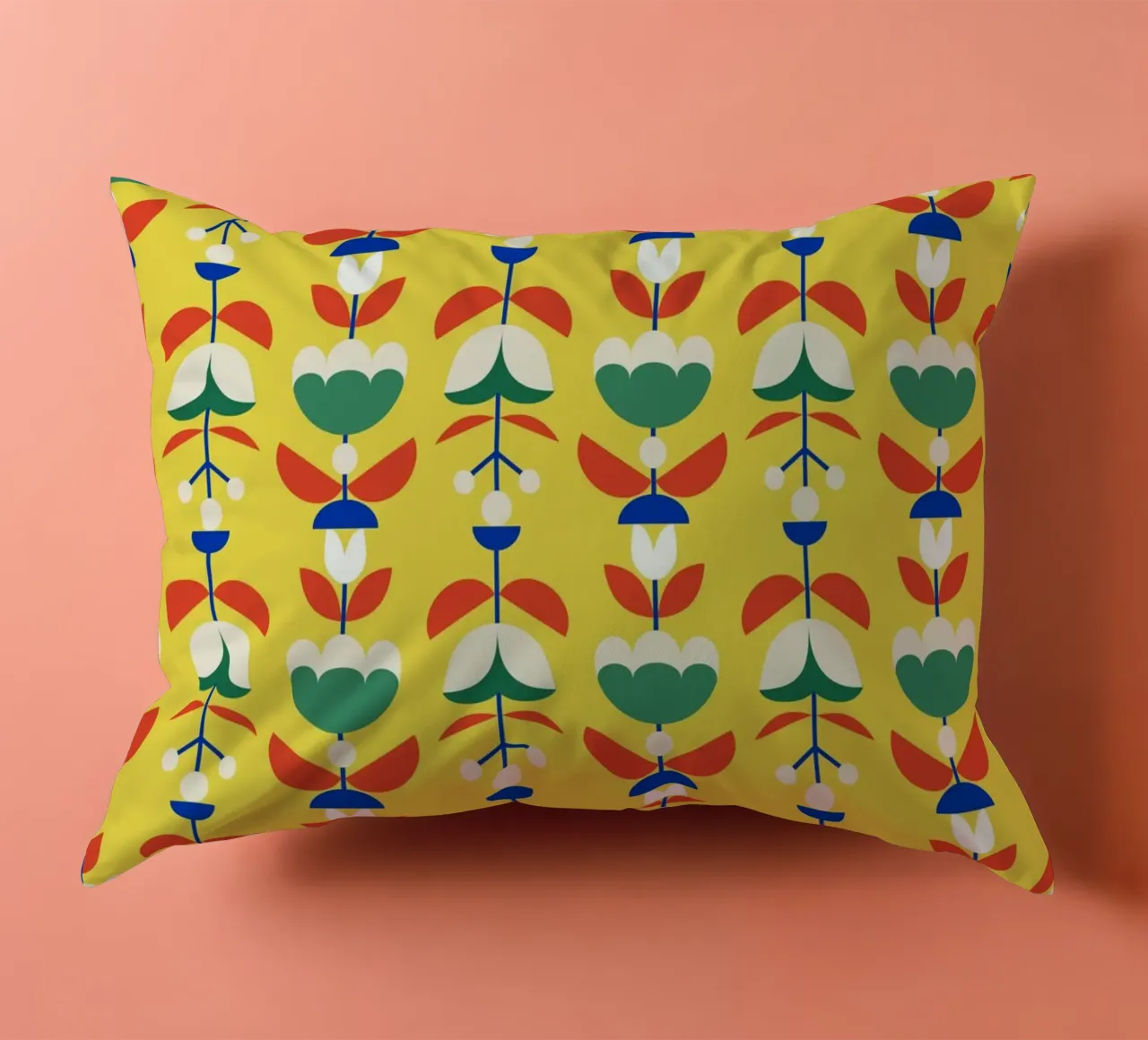 Repetitive pattern 52 decorative cushion by Little Dean