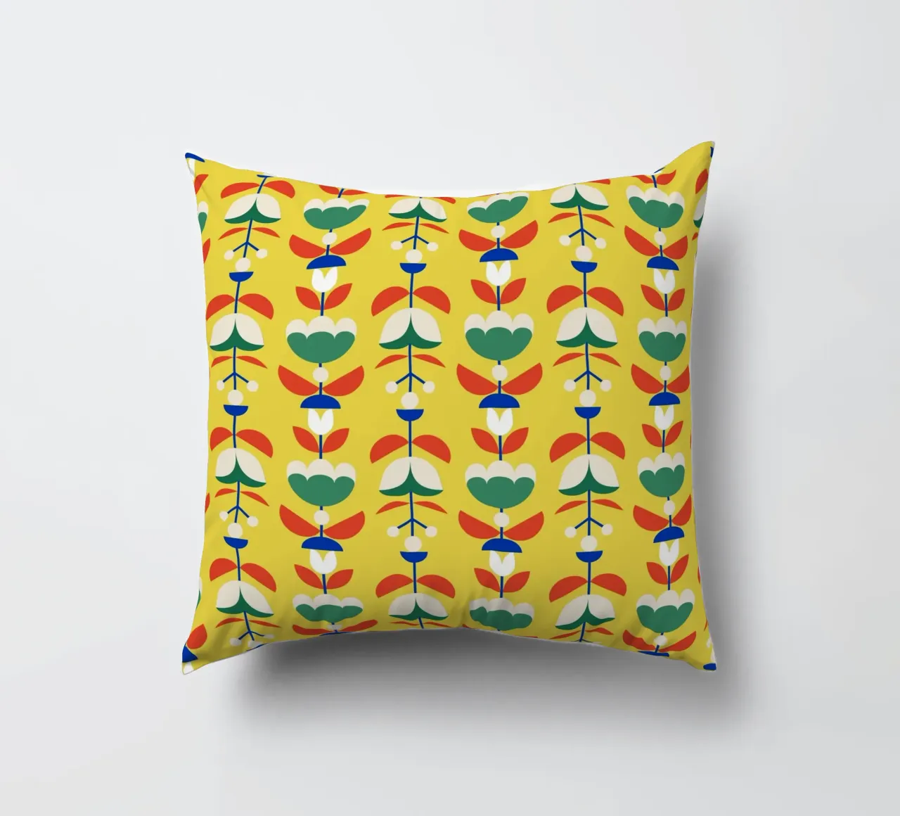 Repetitive pattern 52 decorative cushion by Little Dean