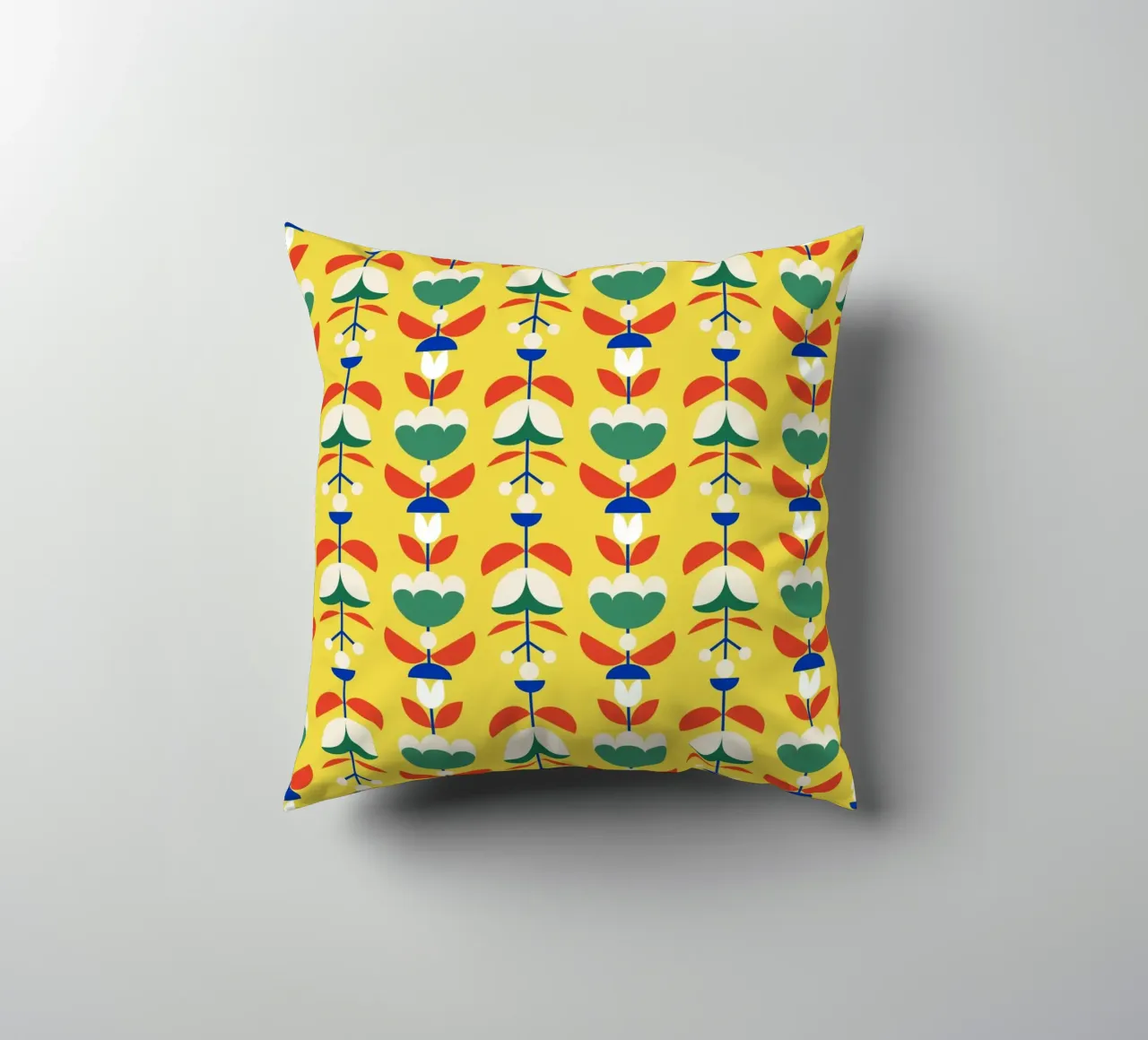 Repetitive pattern 52 decorative cushion by Little Dean