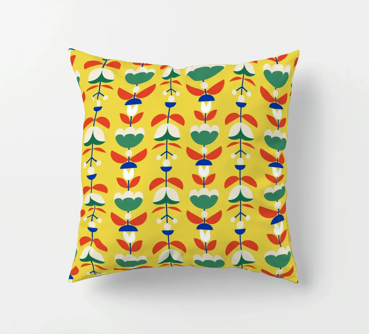 Repetitive pattern 52 decorative cushion by Little Dean