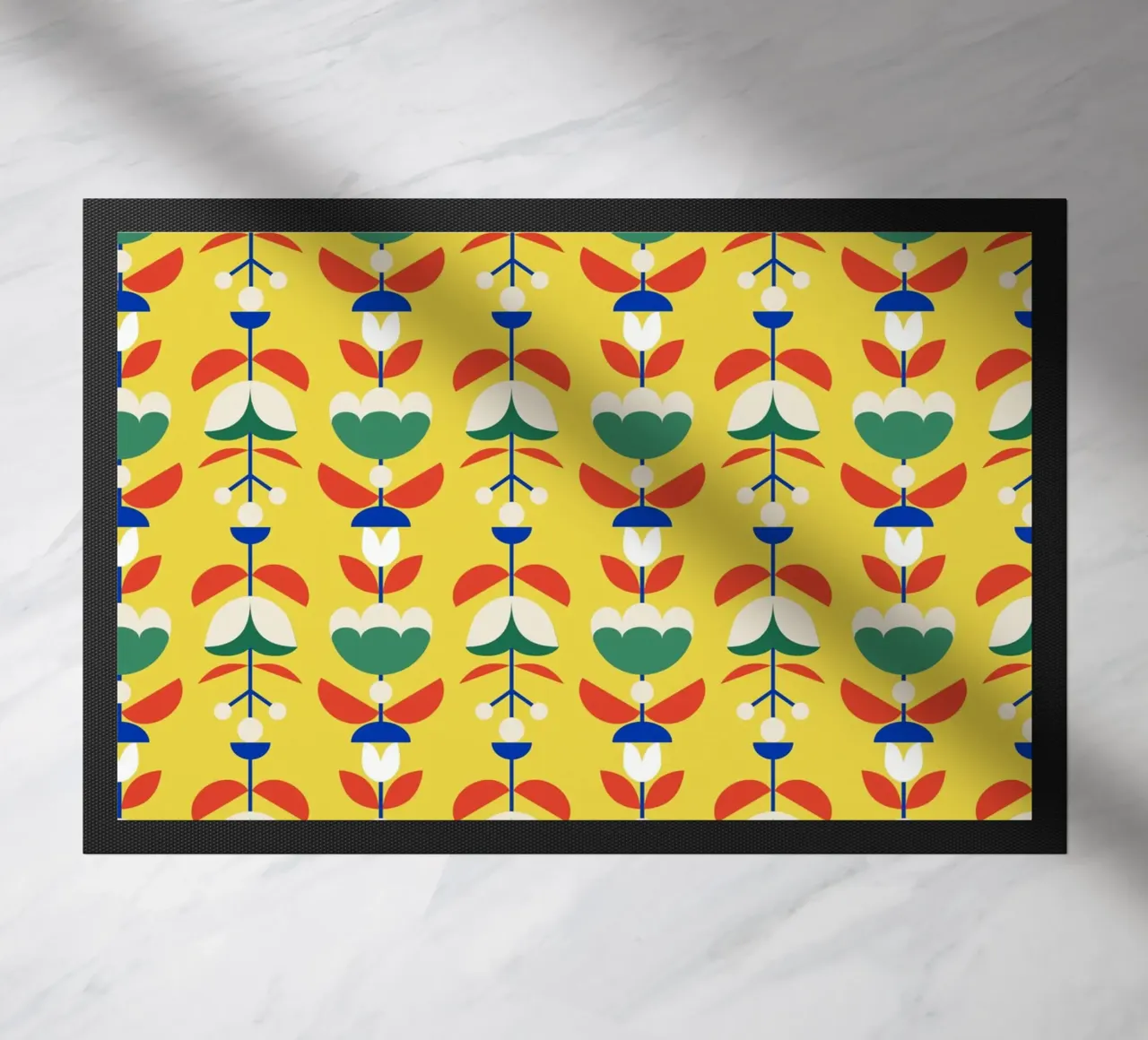 Repetitive pattern 52 doormat by Little Dean