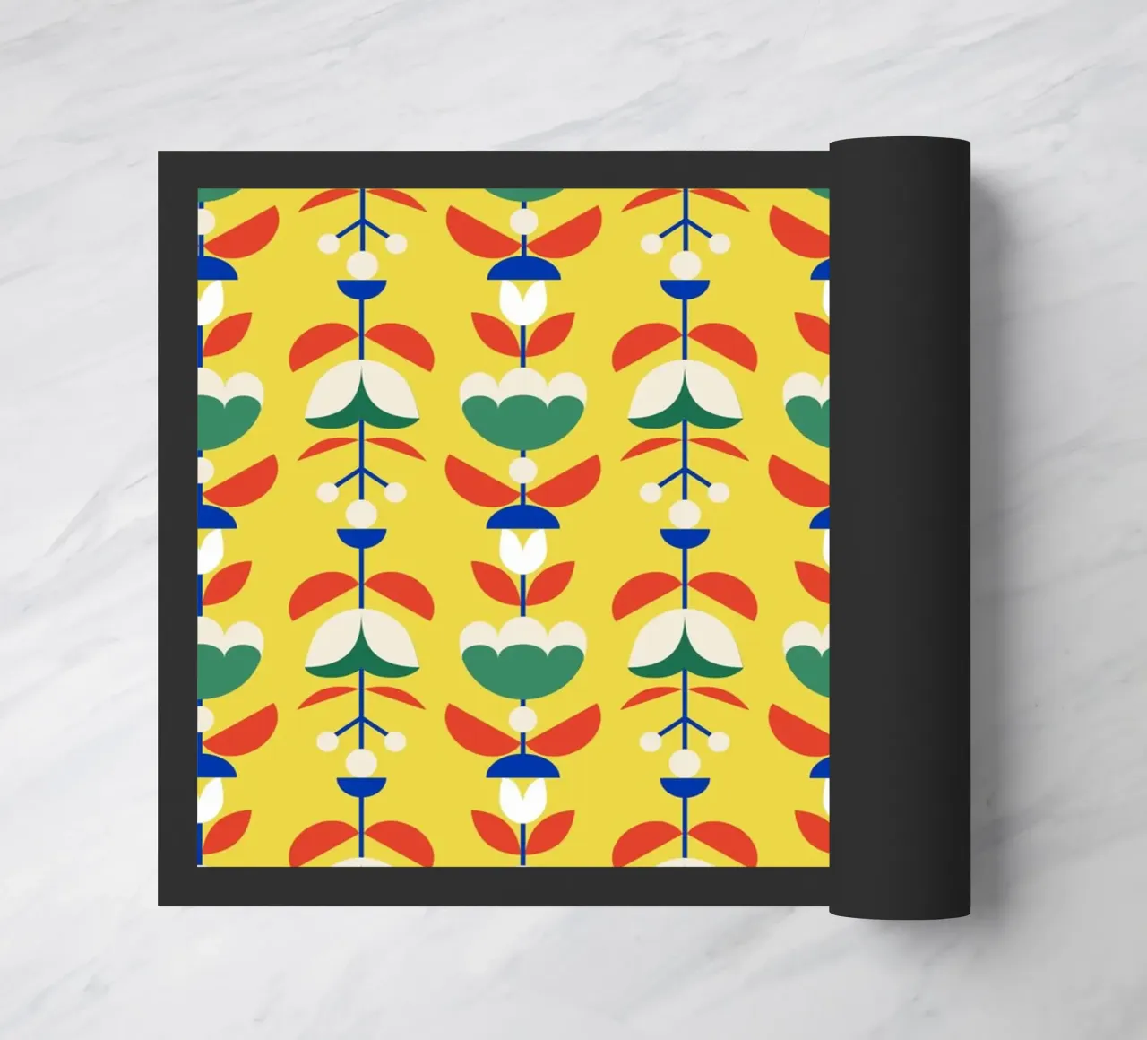 Repetitive pattern 52 doormat by Little Dean