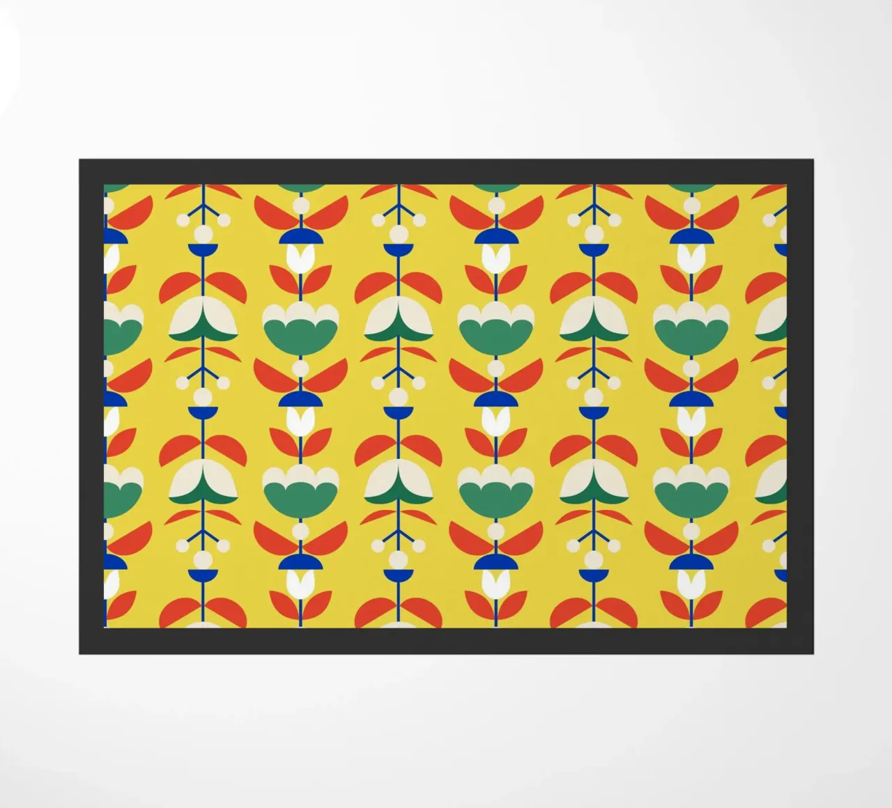 Repetitive pattern 52 doormat by Little Dean