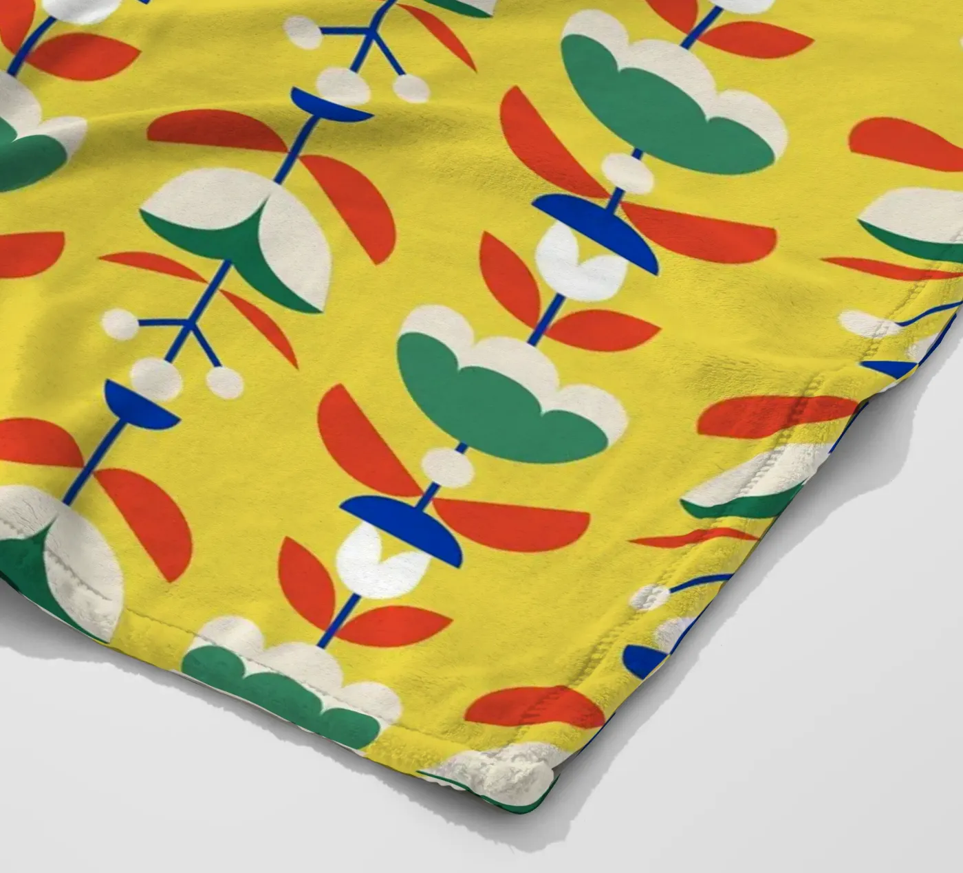 Repetitive pattern 52 fleece blanket by Little Dean