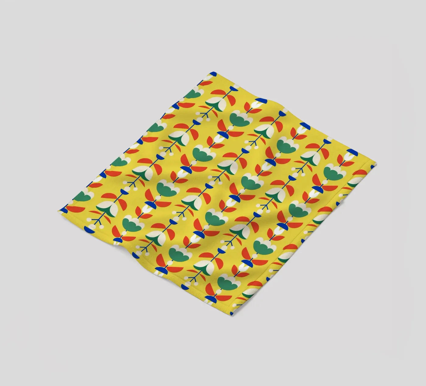 Repetitive pattern 52 fleece blanket by Little Dean