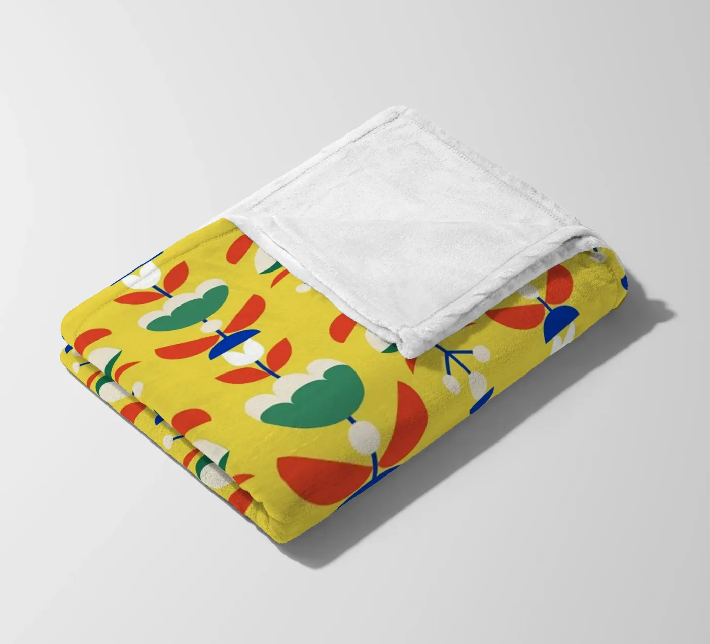 Repetitive pattern 52 fleece blanket by Little Dean