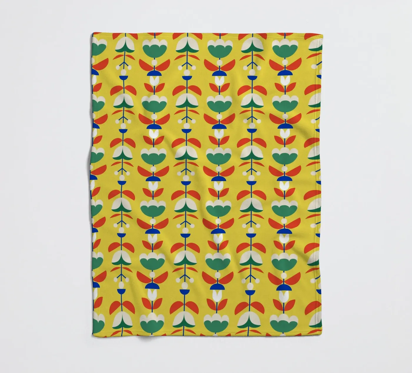 Repetitive pattern 52 fleece blanket by Little Dean