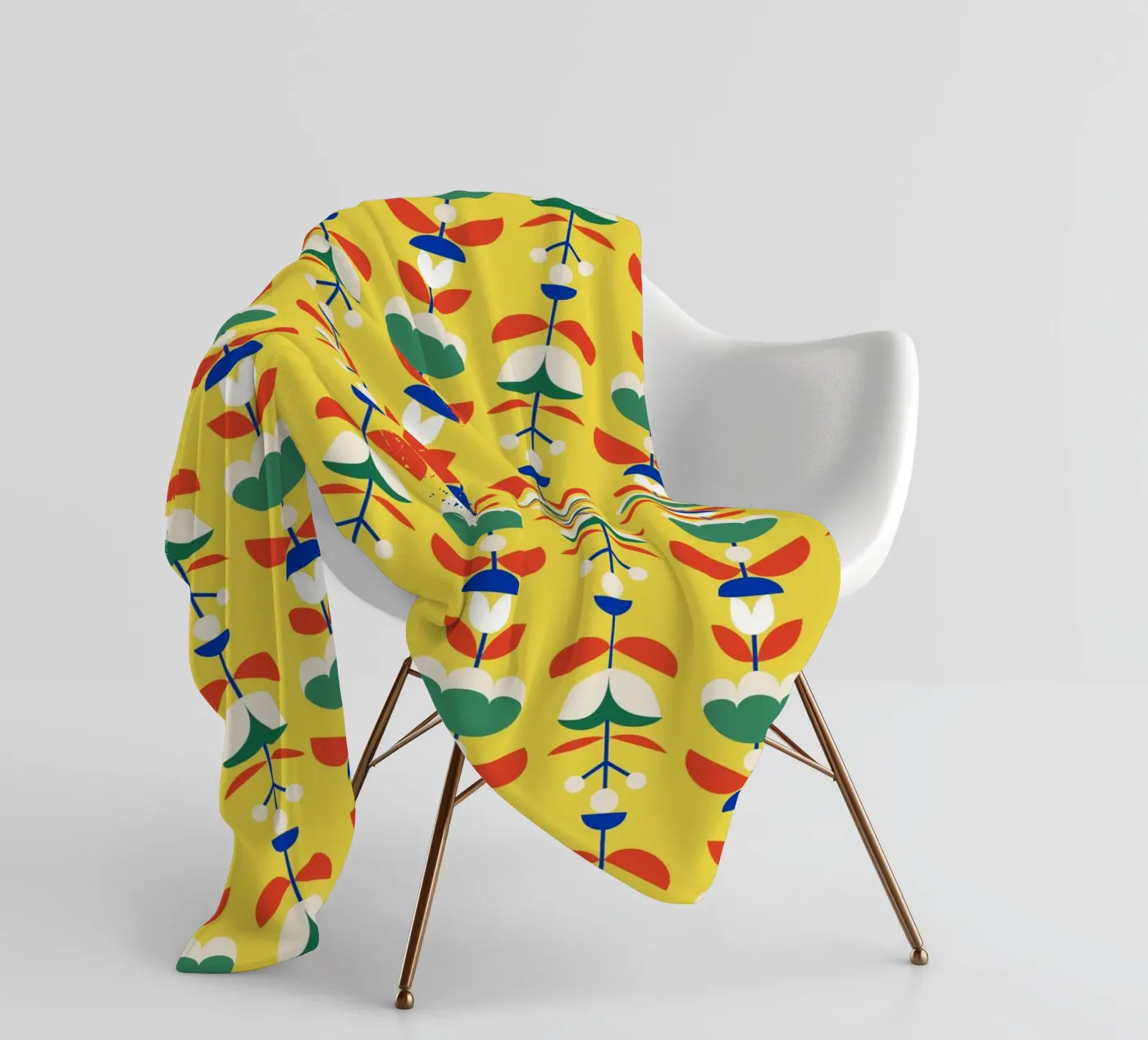 Repetitive pattern 52 fleece blanket by Little Dean
