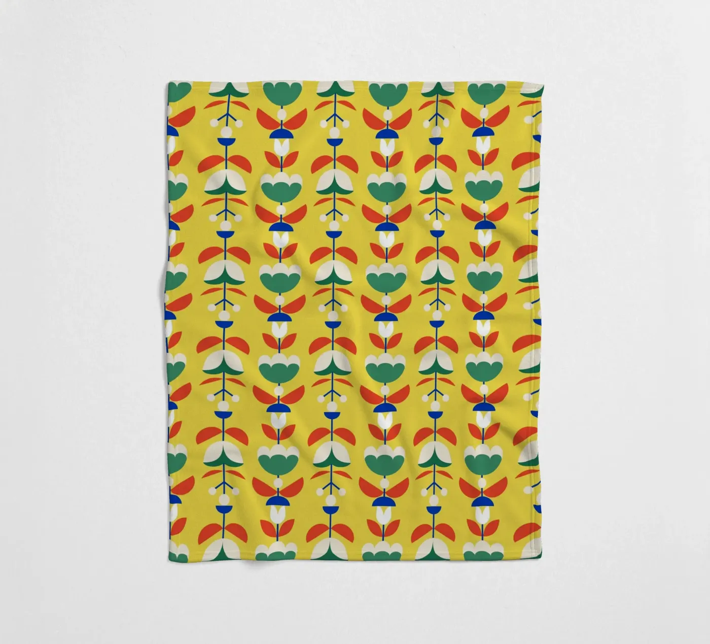 Repetitive pattern 52 fleece blanket by Little Dean