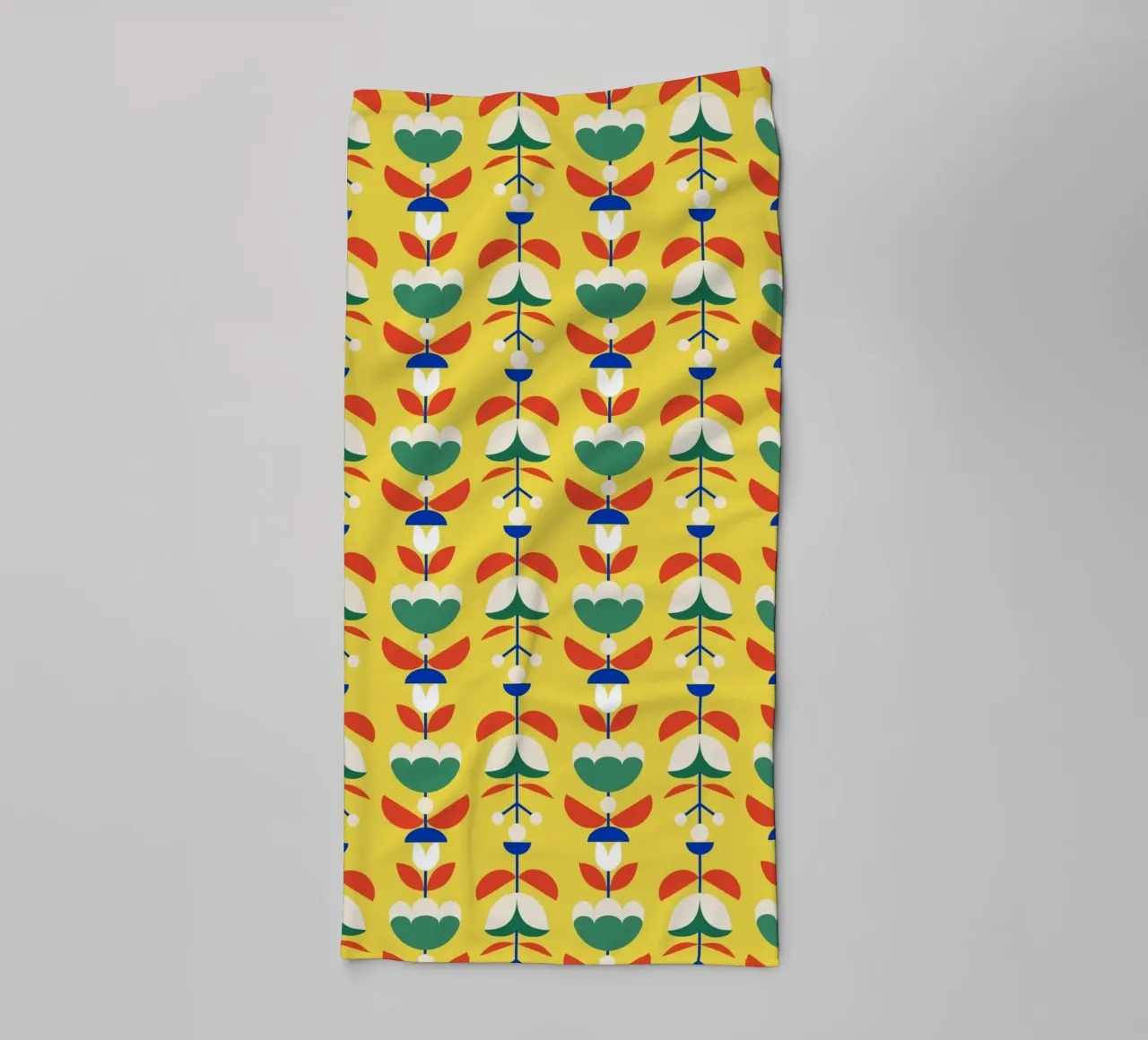 Repetitive pattern 52 towel by Little Dean