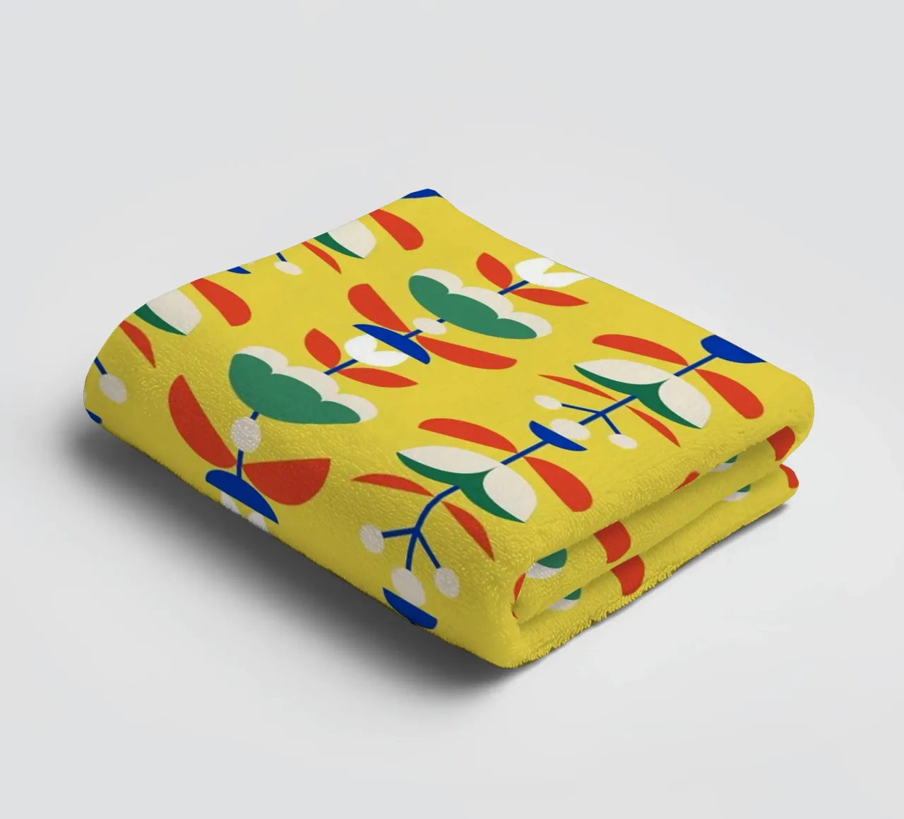 Repetitive pattern 52 towel by Little Dean