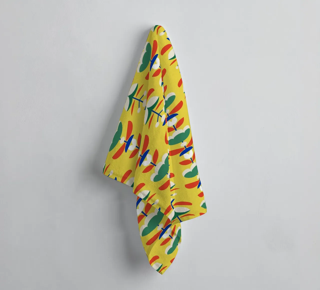 Repetitive pattern 52 towel by Little Dean