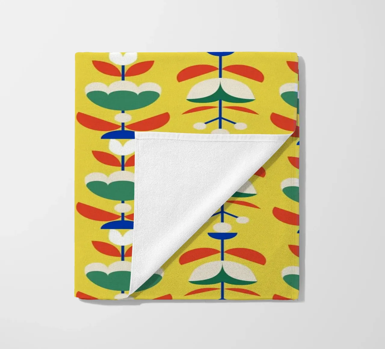 Repetitive pattern 52 beach towel by Little Dean