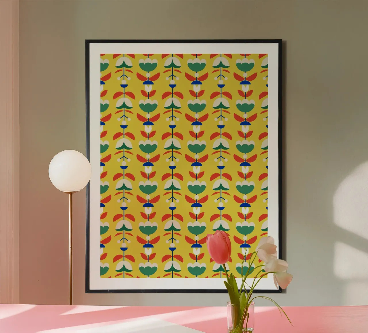 Repetitive pattern 52 poster by Little Dean