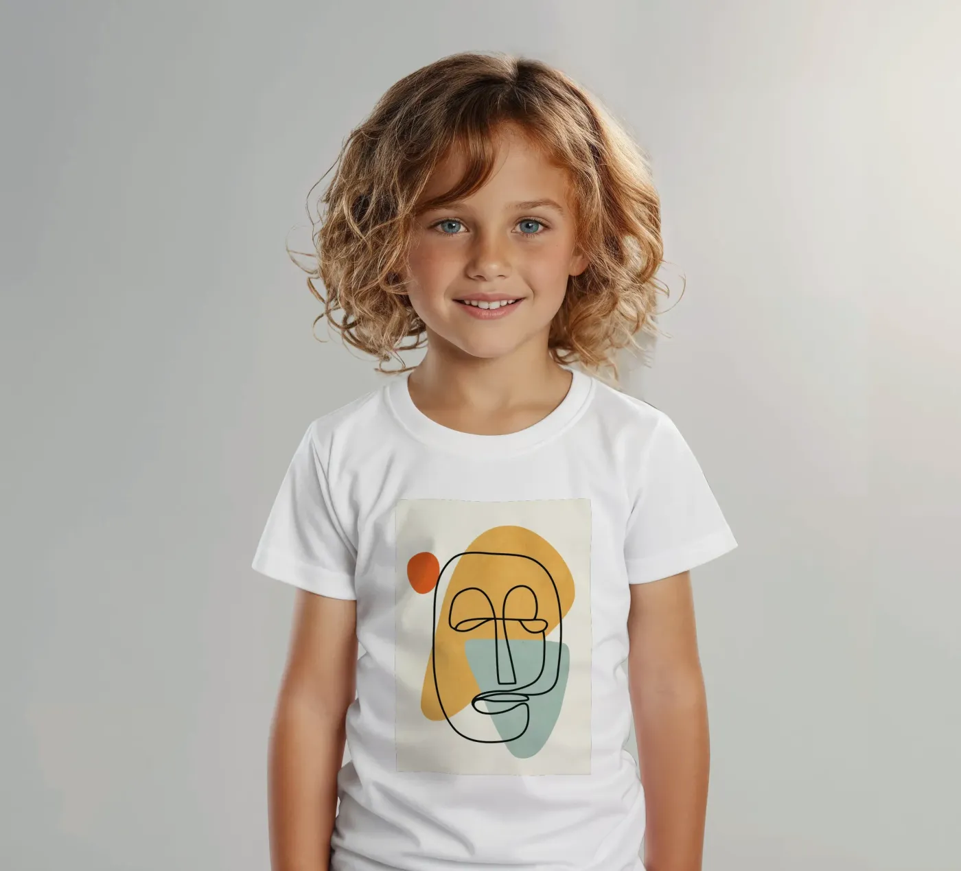 Abstract Faces 12 t-shirt bambini da cityart