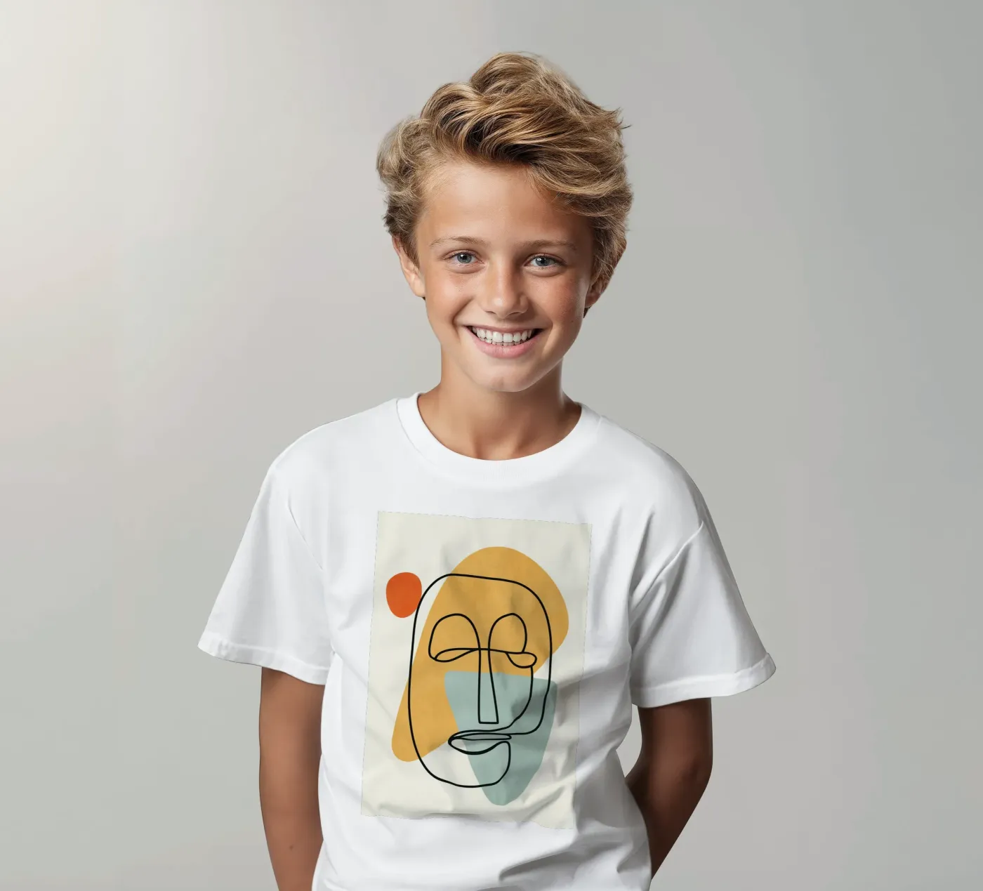 Abstract Faces 12 t-shirt bambini da cityart