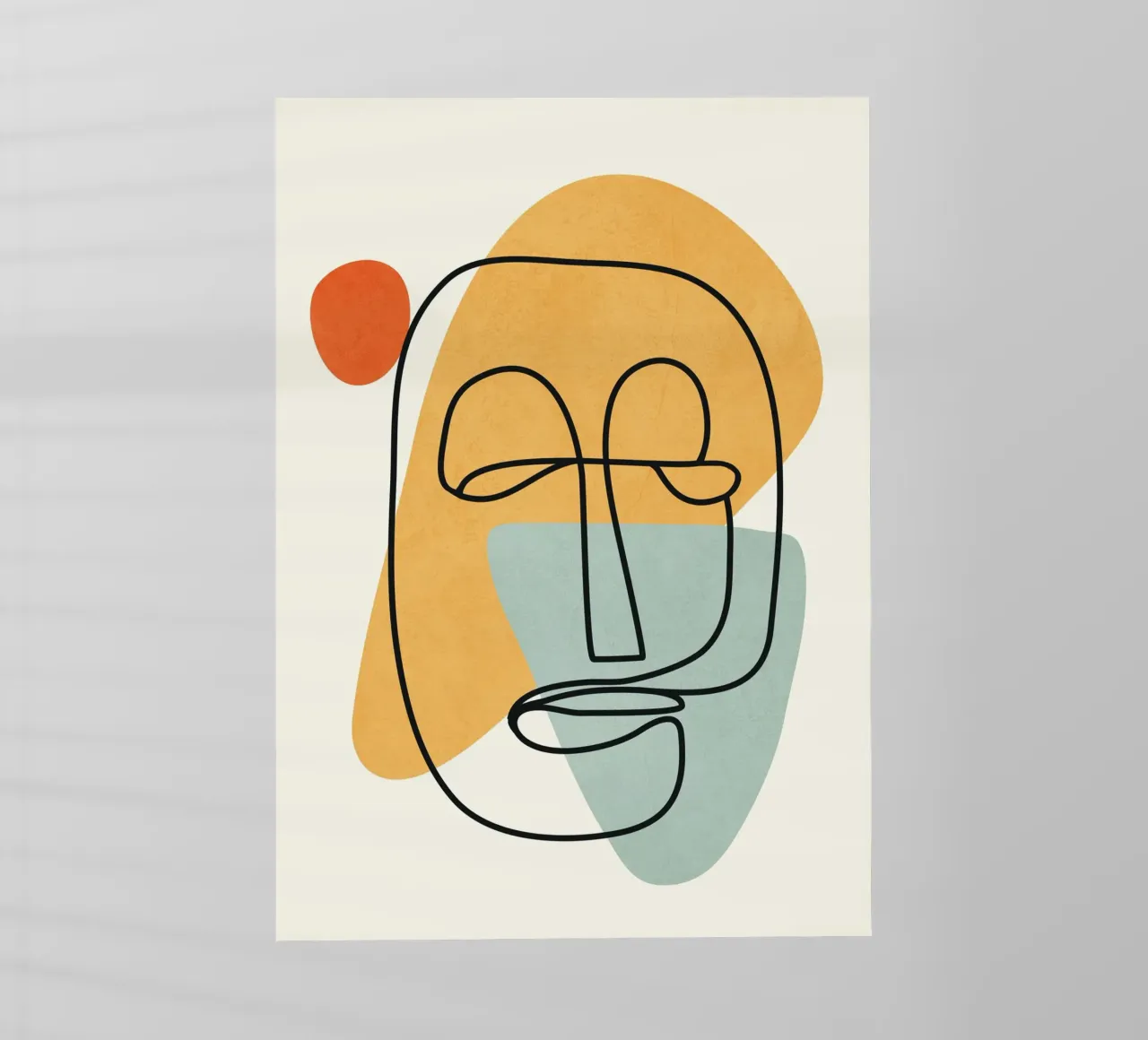 Abstract Faces 12 pellicola backlit da cityart