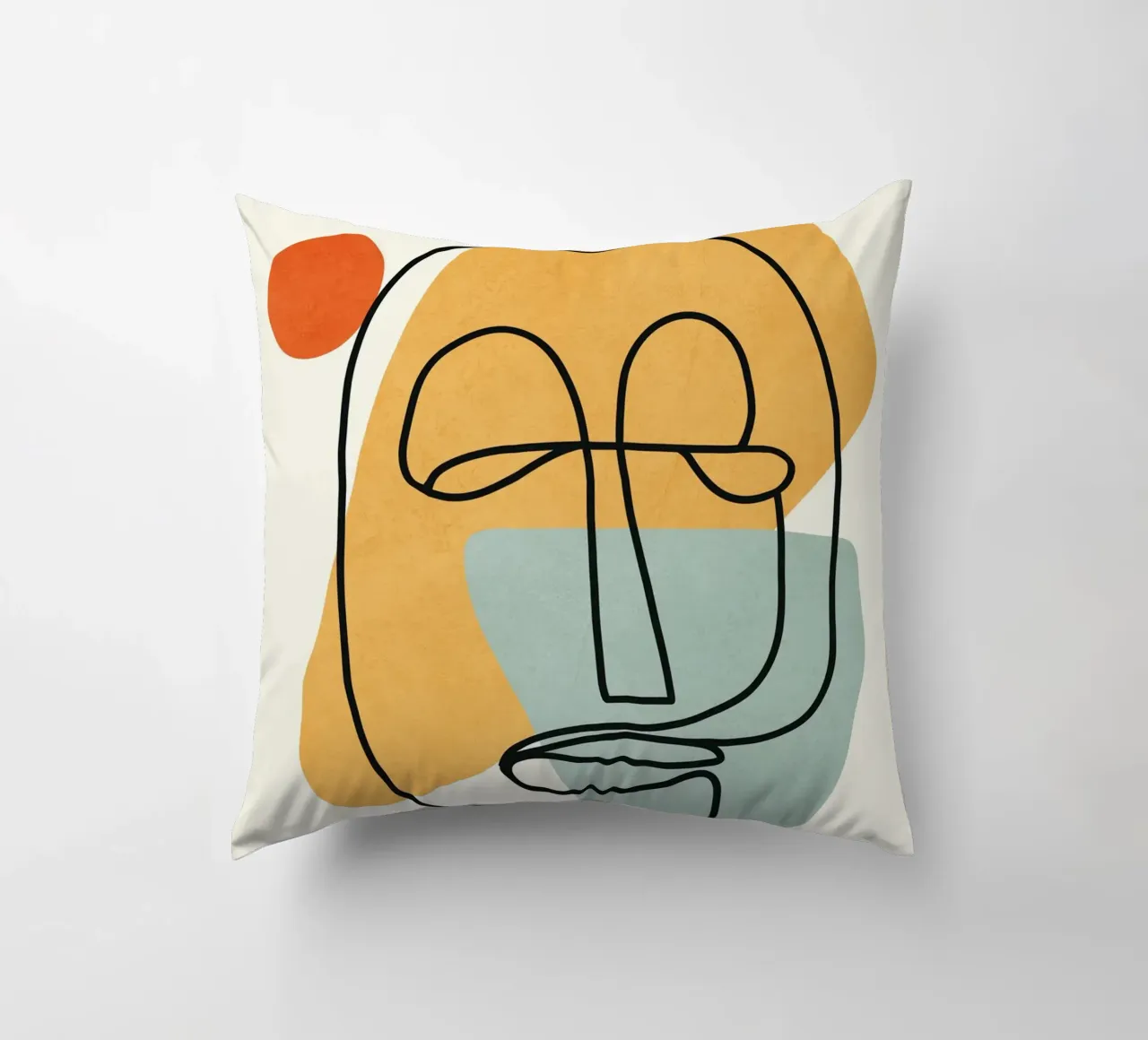 Abstract Faces 12 cuscino da cityart