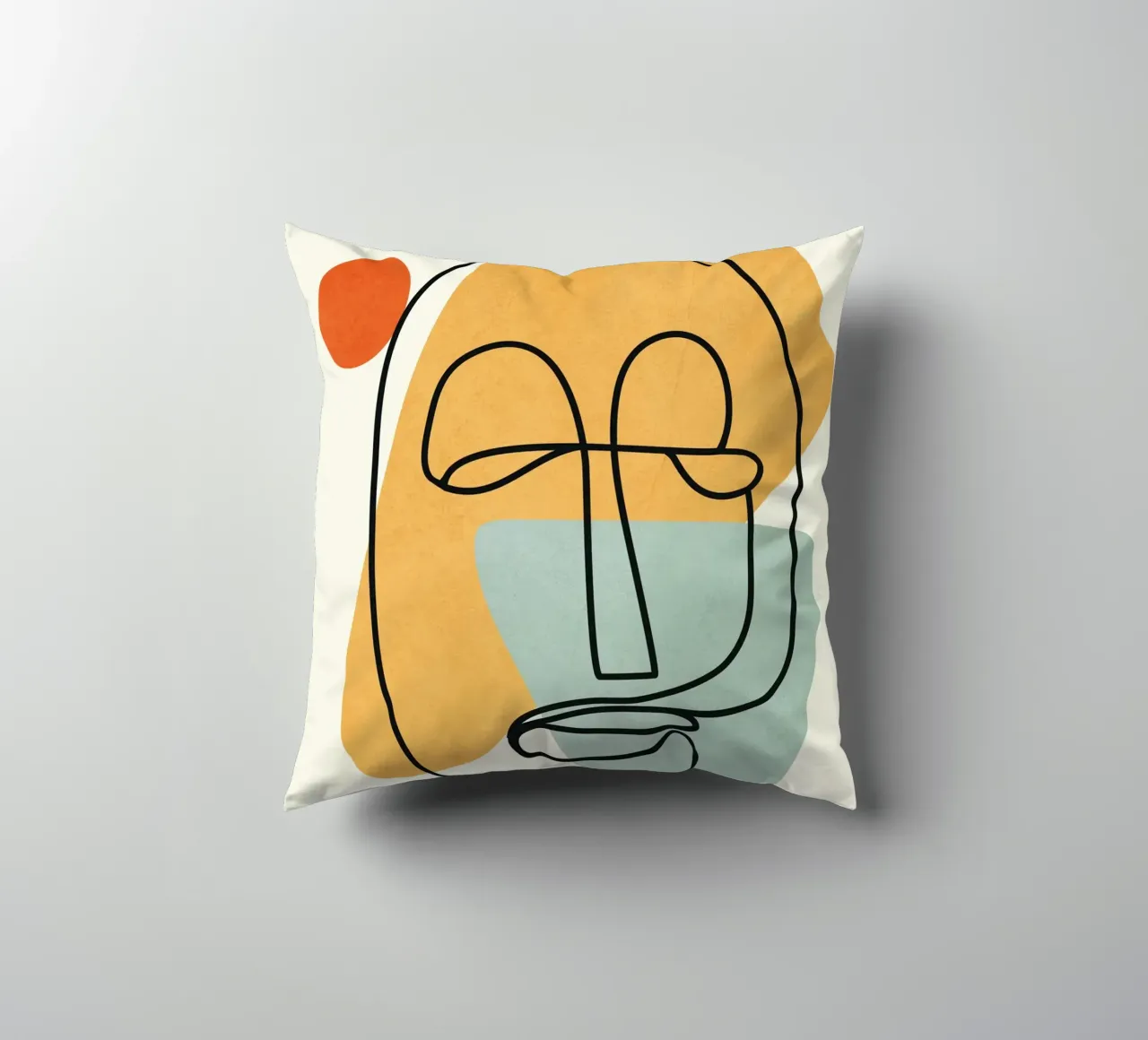 Abstract Faces 12 cuscino da cityart