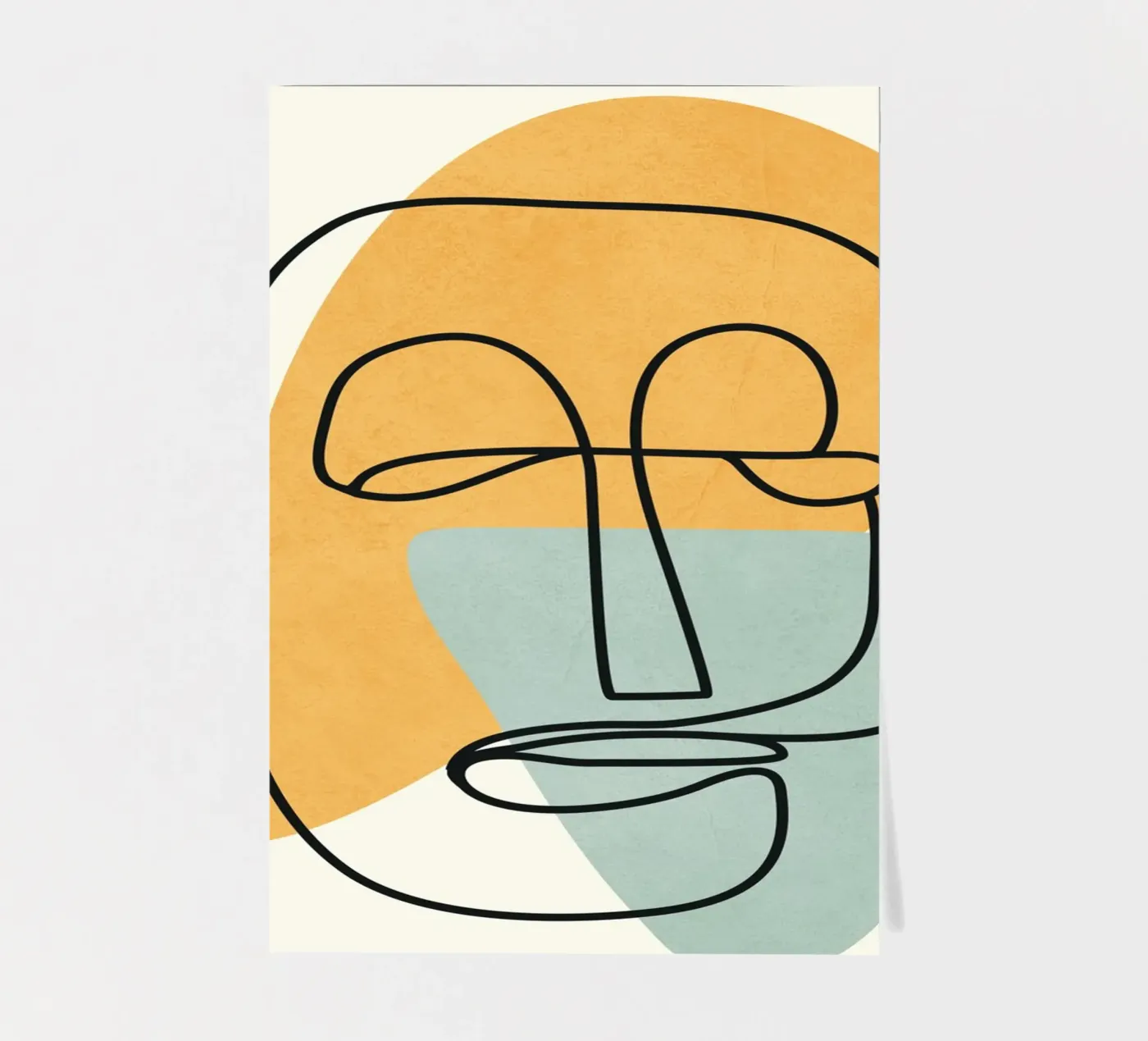 Abstract Faces 12 sticker sheet by cityart