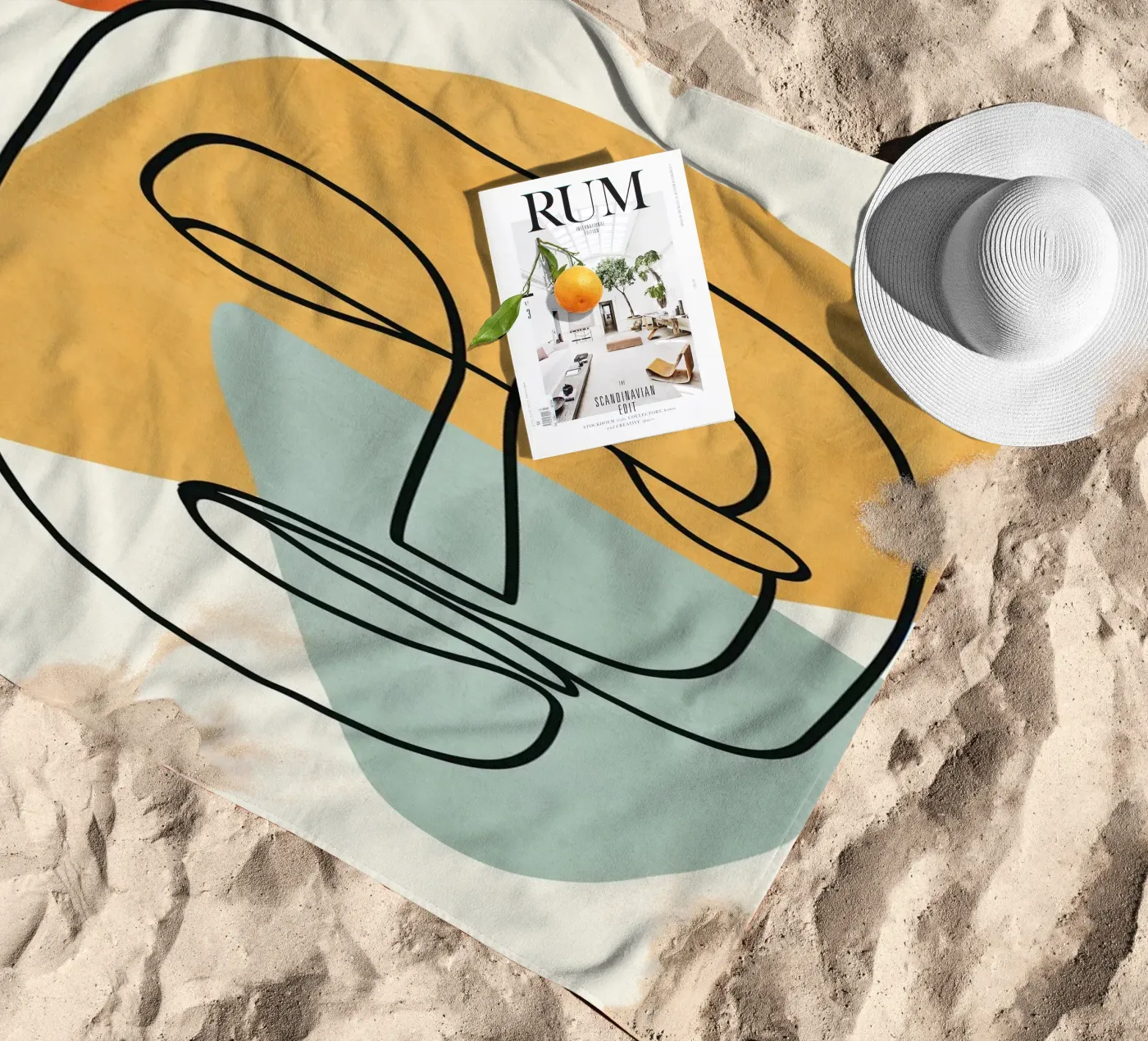 Abstract Faces 12 telo mare da cityart