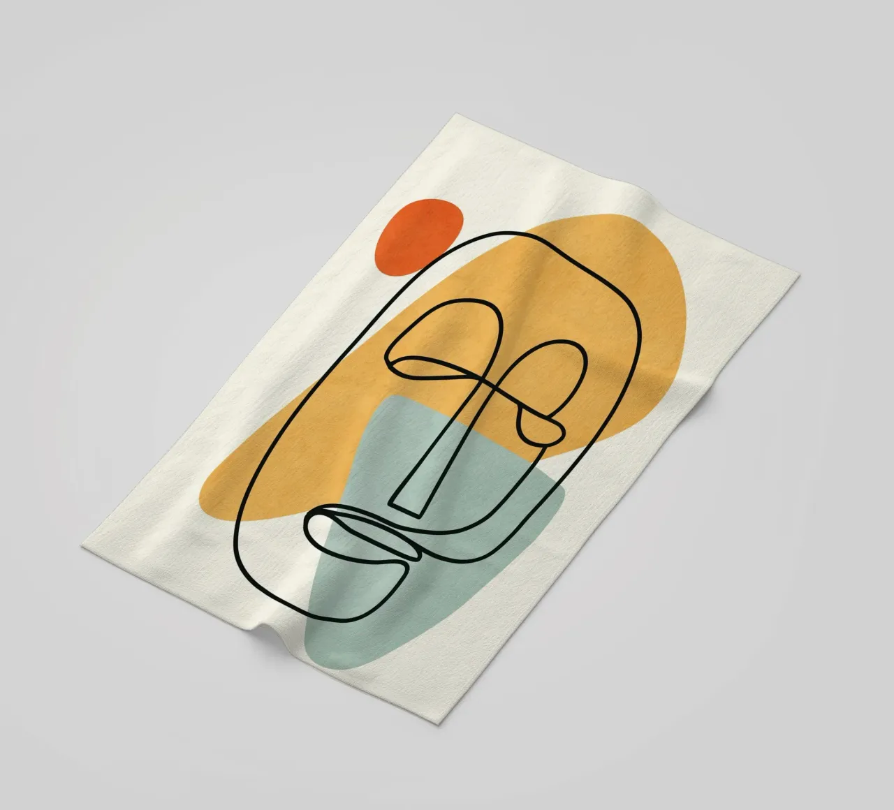 Abstract Faces 12 telo mare da cityart