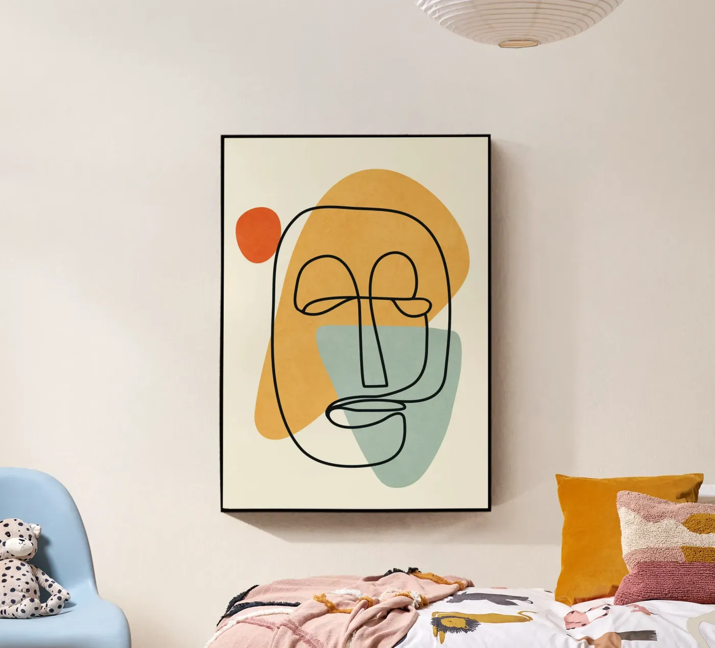 Abstract Faces 12 acrylic glass by cityart