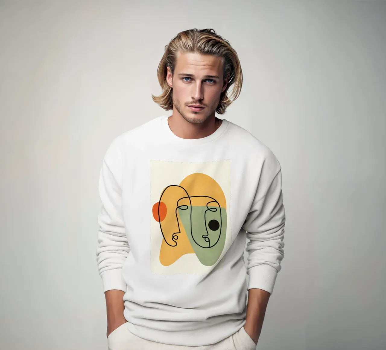 Abstract Faces 13 sweatshirt by cityart