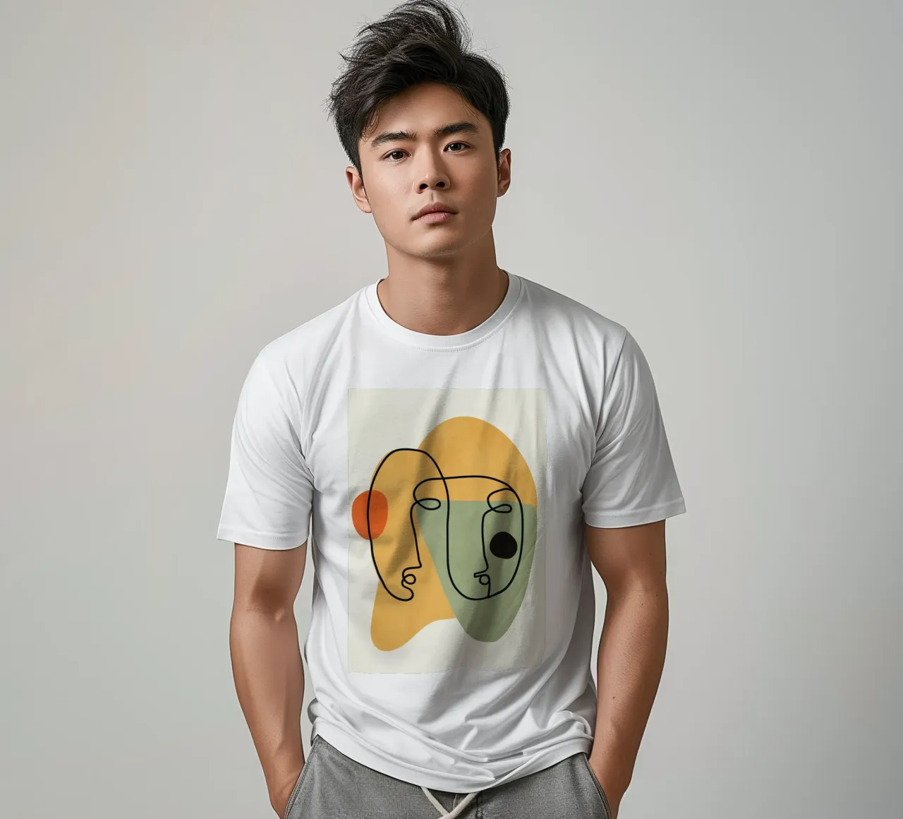 Abstract Faces 13 t-shirt da cityart