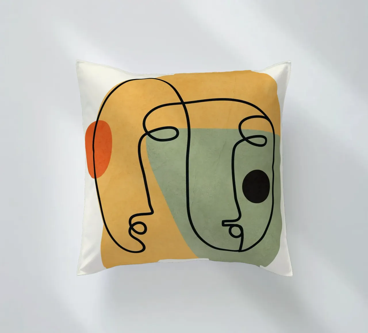 Abstract Faces 13 cuscino da cityart