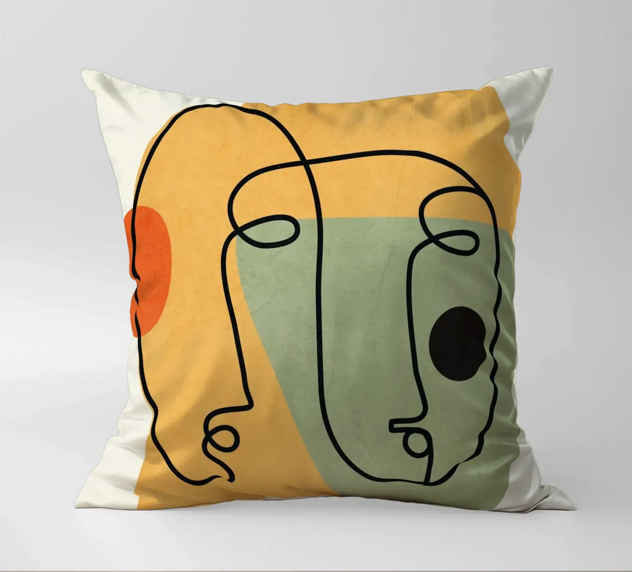 Abstract Faces 13 cuscino da cityart